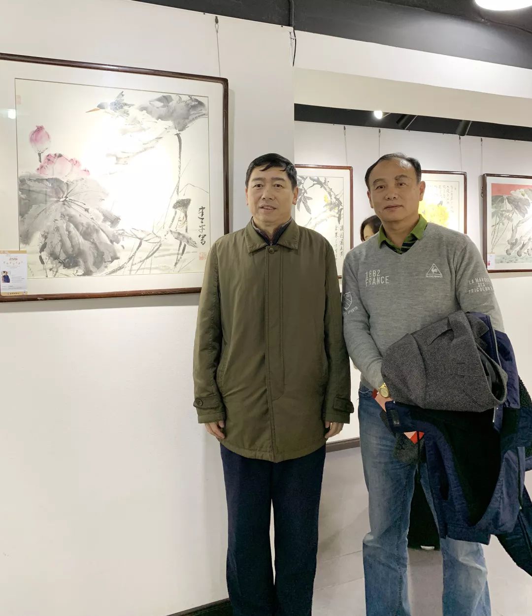 傅沿江少将，原南京市体育局局长、艺术家舒建平合影.jpg