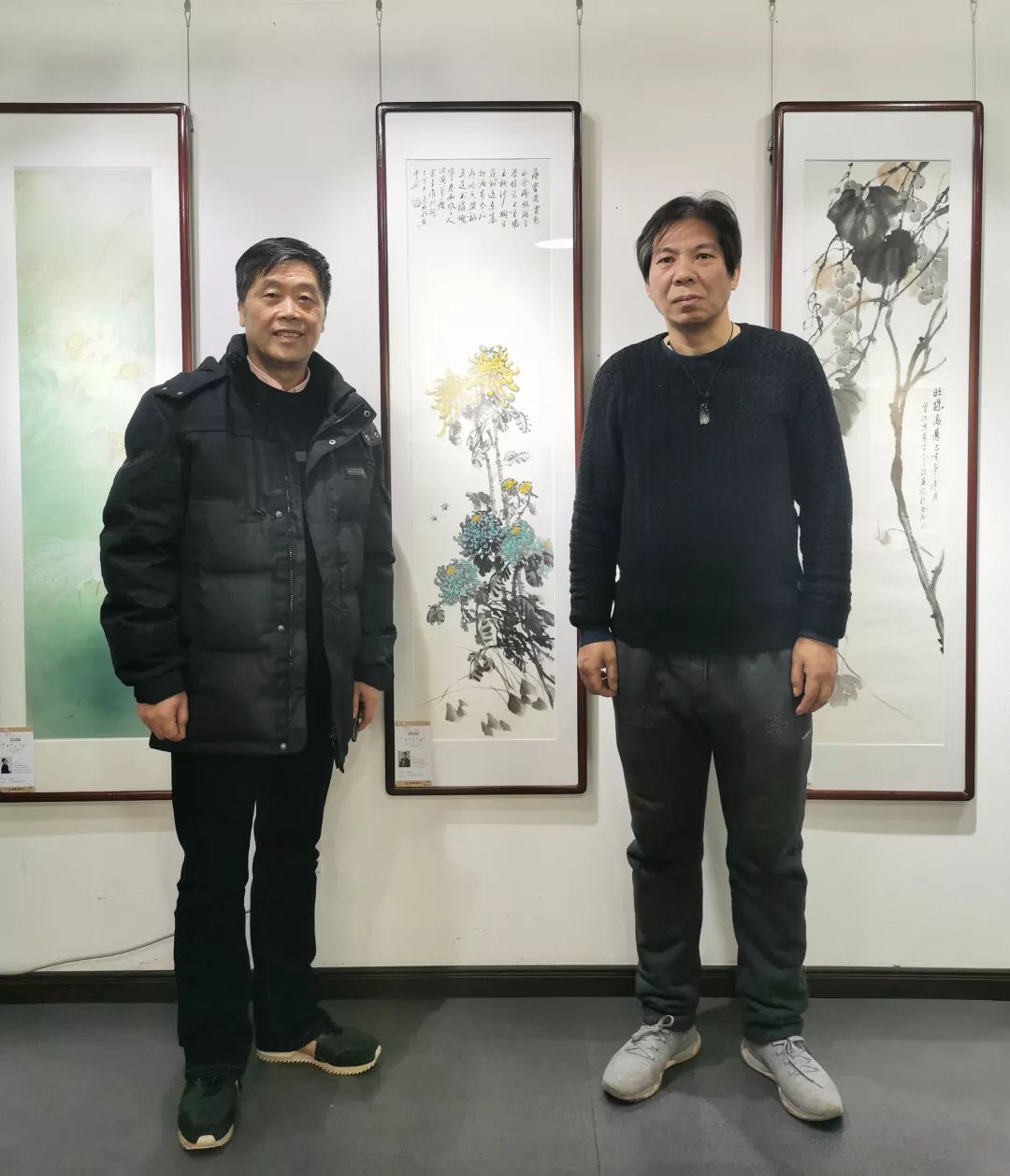 参展艺术家叶昌明、王玉平合影.jpg